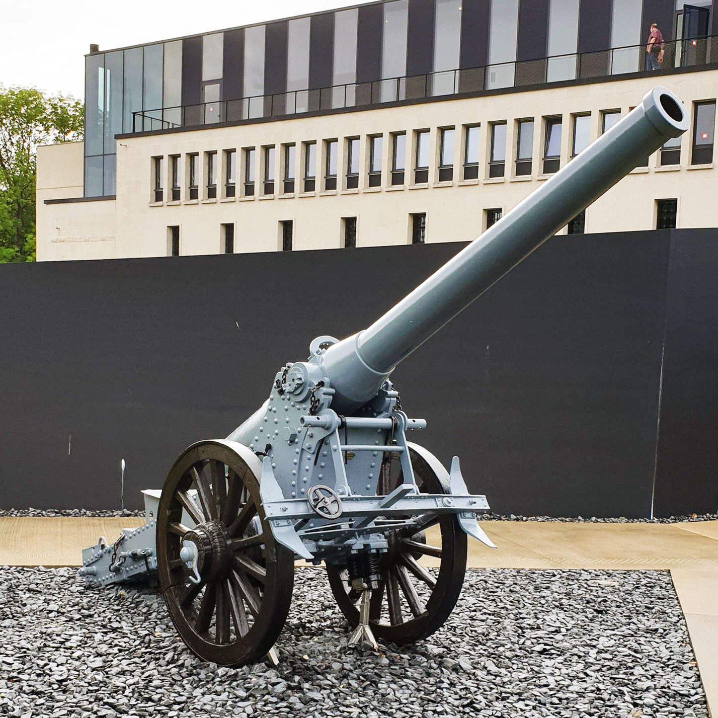 Canon de Bange de 155 mm à Fleury