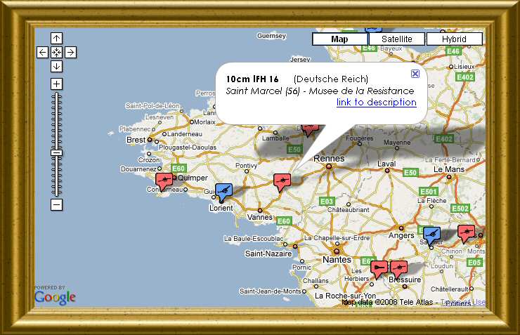 Extrait de Google Map